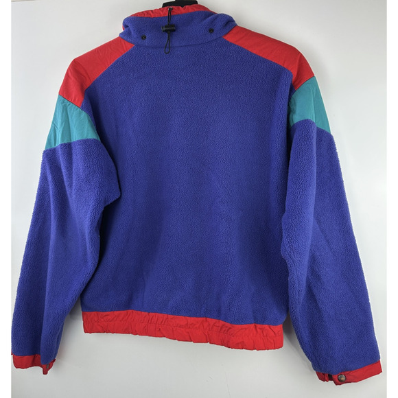 *Flawed Vtg 90's The North Face Extreme Z Fleece Color Block USA Made Size Large - Picture 14 of 16